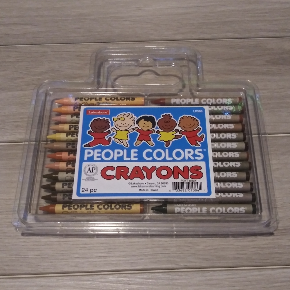 People Colors Crayons/Various Skin Colors by Lakeshore